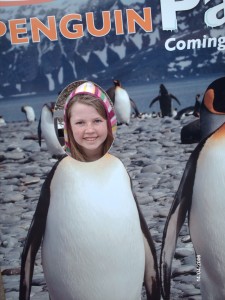 Kiersten as a Penguin