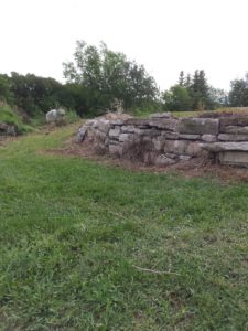 a garden retaining wall