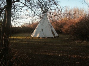 Tipi in Fall